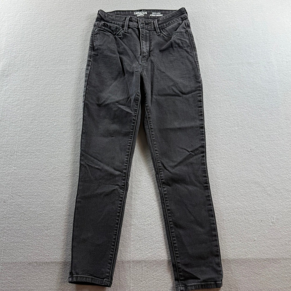 Denizen from Levis Jeans Women 4 Black High Rise Ankle Skinny Stretch Denim